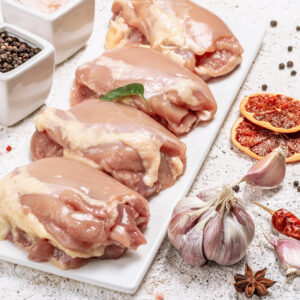 Pata muslo deshuesada sin piel x 2 kg